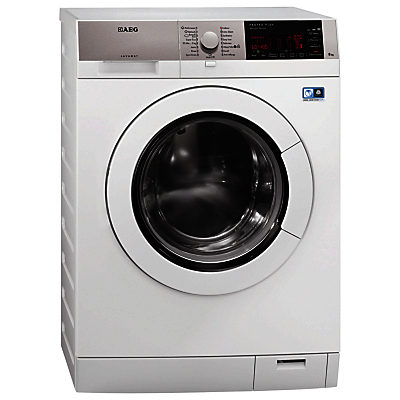 AEG L98480FL Freestanding Washing Machine, 8kg Load, A+++ Energy Rating, 1400rpm Spin, White